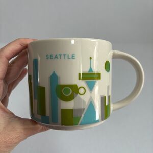 Starbucks Seattle Washington You Are Here Collection Coffee Tea Mug Cup YAH 14oz